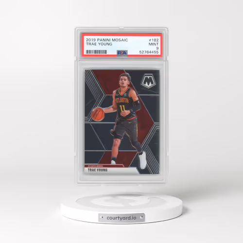 2019 Panini Mosaic #182 Trae Young (PSA 9 MINT)