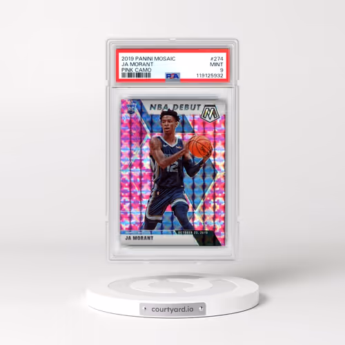 2019 Panini Mosaic #274 Ja Morant - Pink Camo (PSA 9 MINT)
