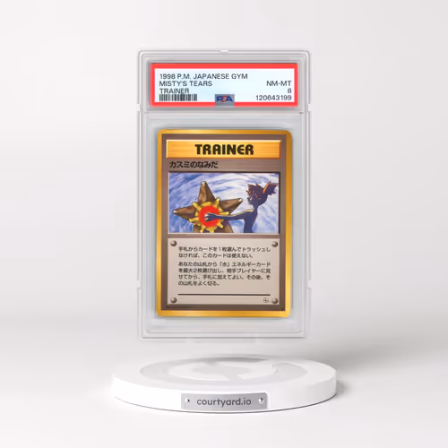 1998 Pokémon Gym Misty's Tears - Trainer (PSA 8 NM-MT)