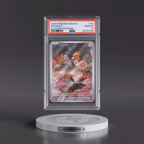 2025 Pokémon Meg EN-Mega Evolution #151 Spearow - Illustration Rare (PSA 10 GEM MINT)
