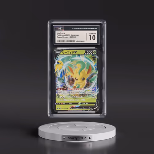 2021 Eevee Heroes #002/069 Leafeon V - Holo (CGC 10 GEM MINT)