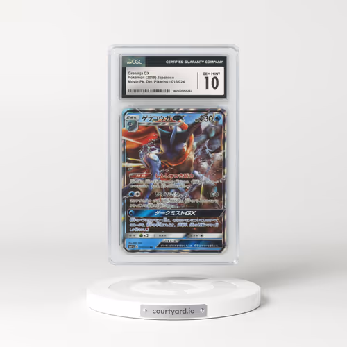 2019 Japanese Detective Pikachu #13 Greninja GX - Full Art Holo (CGC 10 GEM MINT)