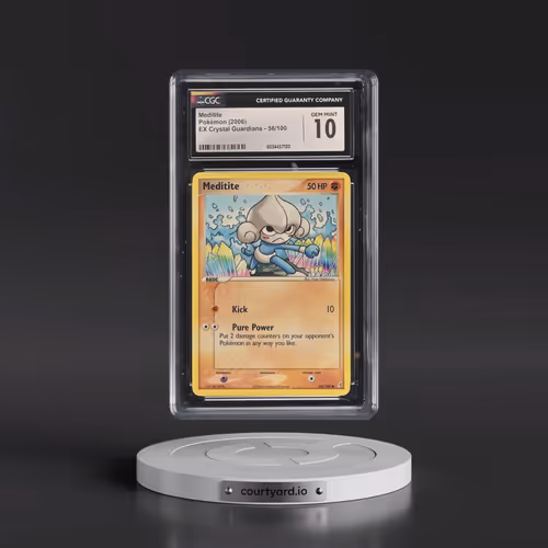 2006 EX Crystal Guardians #56/100 Meditite (CGC 10 GEM MINT)