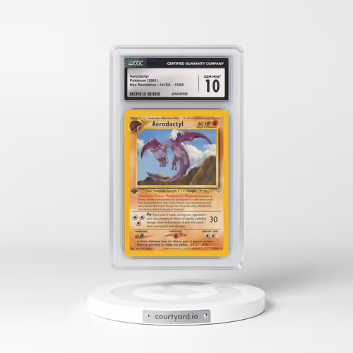 2001 Neo Revelation #15 Aerodactyl - 1st Edition (CGC 10 GEM MINT)