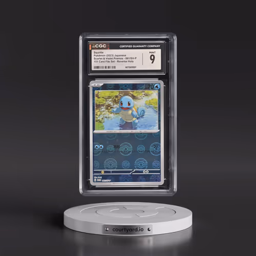 2022 Scarlet & Violet Promos #061/SV-P Squirtle - Reverse Holo 151Â Card File Set (Poké Ball ) (CGC
