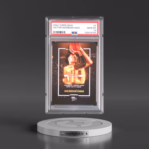 2024 Topps Now #7 Victor Wembanyama (PSA 10 GEM MINT)