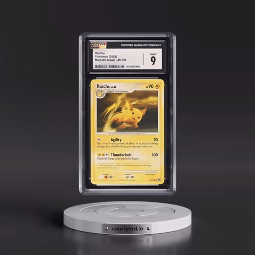 2008 Majestic Dawn #45/100 Raichu (CGC 9 MINT)