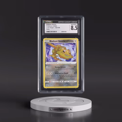 2022 Lost Origin #124/196 Radiant Steelix - Holo (CGC 8.5 NM-MT+)