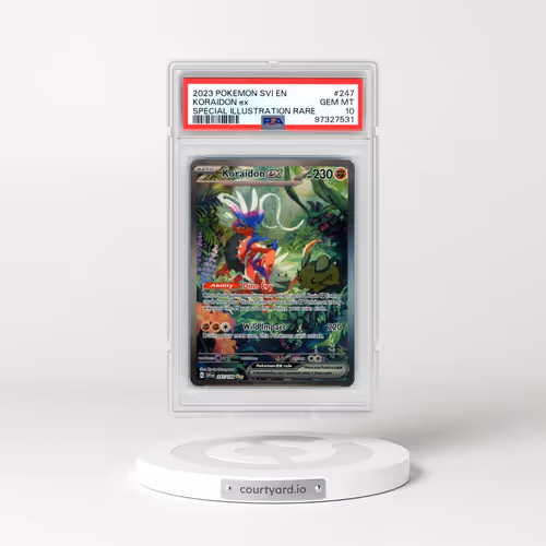 2023 Pokémon Svi EN-Scarlet & Violet #247 Koraidon EX - Holo Special Illustration Rare (PSA 10 GEM MINT)