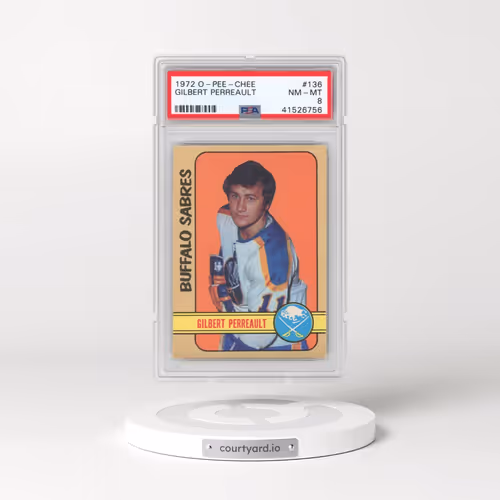 1972 O-Pee-Chee #136 Gilbert Perreault (PSA 8 NM-MT)