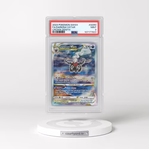 2023 Pokémon Sword and Shield Crown Zenith #GG50 Darkrai Vstar - Full Art (PSA 9 MINT)