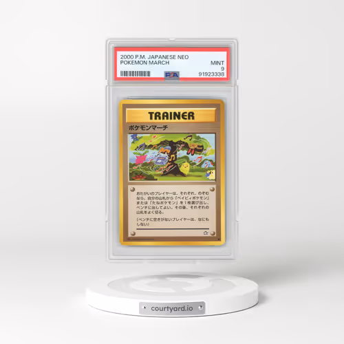 2000 Japanese Neo Pokemon March (PSA 9 MINT)