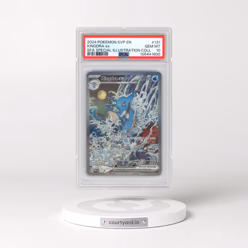2024 Pokémon Svp EN-SV Black Star Promo #131 Kingdra EX - Holo Shrouded Fable Special Illustration C