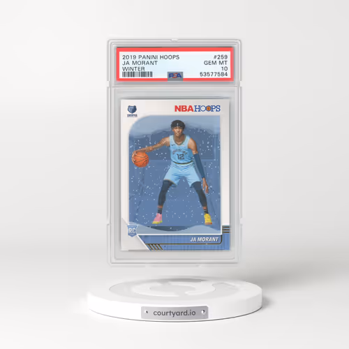 2019 Panini Hoops #259 Ja Morant - Winter (PSA 10 GEM MINT)