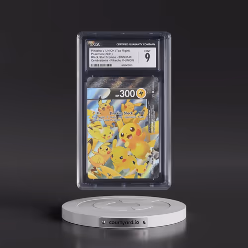 2021 Pokémon Swsh Black Star Promo #140 Pikachu V-Union - Celebrations Collection (CGC 9 MINT)