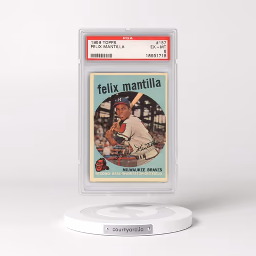 1959 Topps #157 Felix Mantilla (PSA 6 EX-MT)