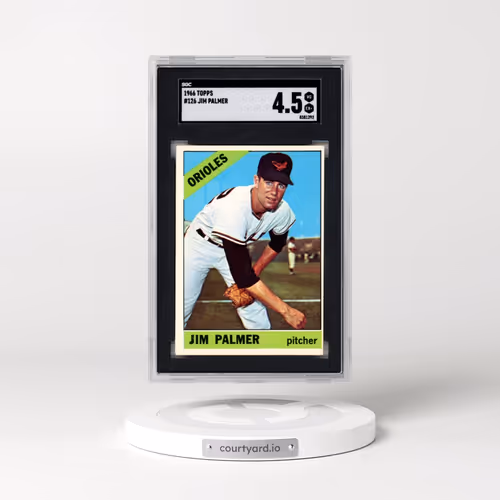 1966 Topps #126 Jim Palmer (SGC 4.5 VG-EX+)