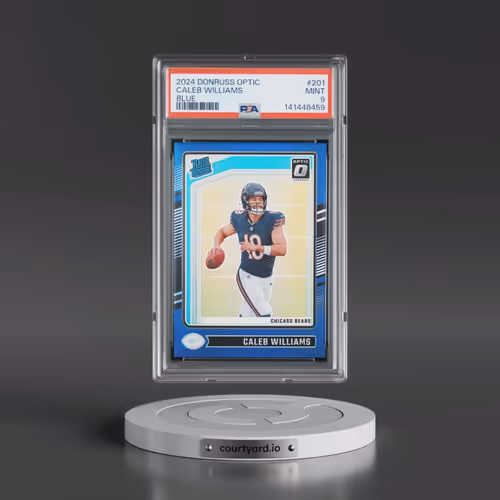 2024 Panini Donruss Optic #201 Caleb Williams - Blue (PSA 9 MINT)