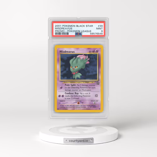 1999 Black Star Promos #39 Misdreavus - Pokémon League (PSA 9 MINT)