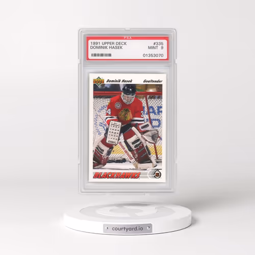 1991 Upper Deck #335 Dominik Hasek (PSA 9 MINT)