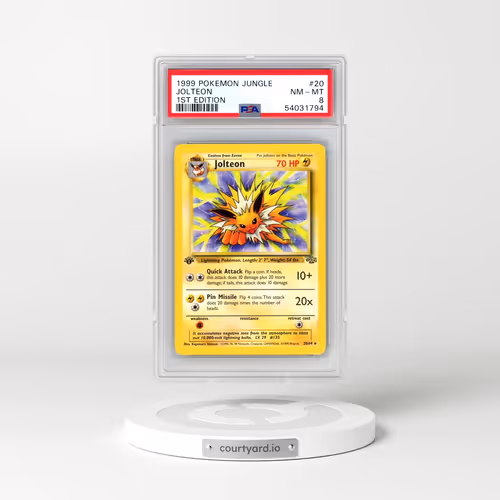 1999 Pokémon Jungle #20 Jolteon - 1st Edition (PSA 8 NM-MT)