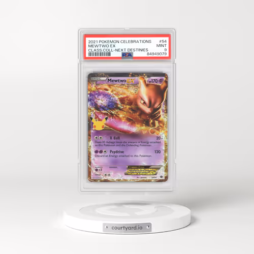 2021 Celebrations - Classic Collection #54 Mewtwo EX - Holo Next Destinies (PSA 9 MINT)