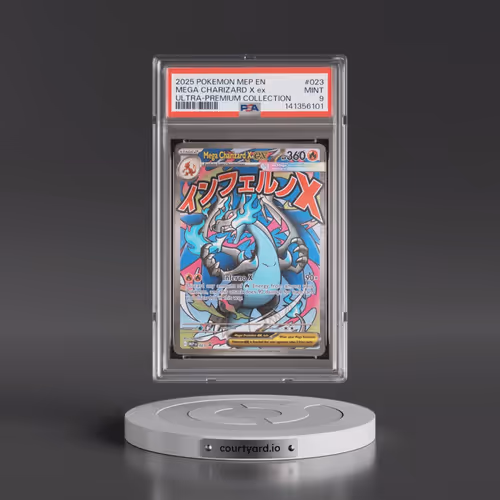 2025 Pokémon Mep EN-Me Black Star Promo #023 Mega Charizard X EX - Holo Mega Charizard X EX Ultra-Pr