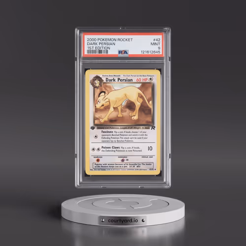 2000 Pokémon Rocket #42 Dark Persian - 1st Edition (PSA 9 MINT)