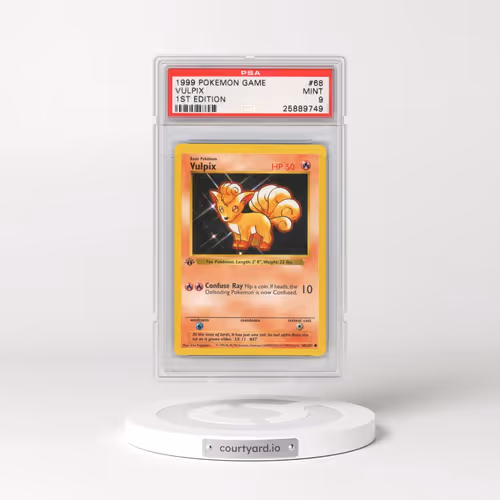 1999 Pokémon Game #68 Vulpix - 1st Edition (PSA 9 MINT)