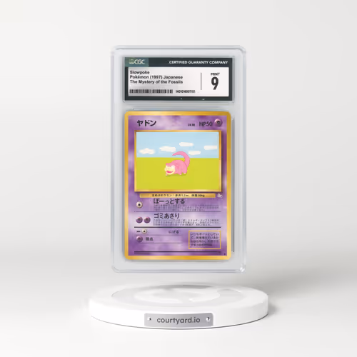 1997 The Mystery of the Fossils Slowpoke (CGC 9 MINT)