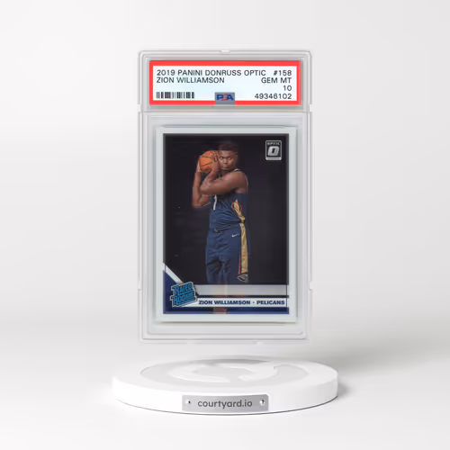 2019 Panini Donruss Optic #158 Zion Williamson (PSA 10 GEM MINT)