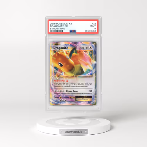 2016 Evolutions #72 Dragonite EX - Holo (PSA 9 MINT)