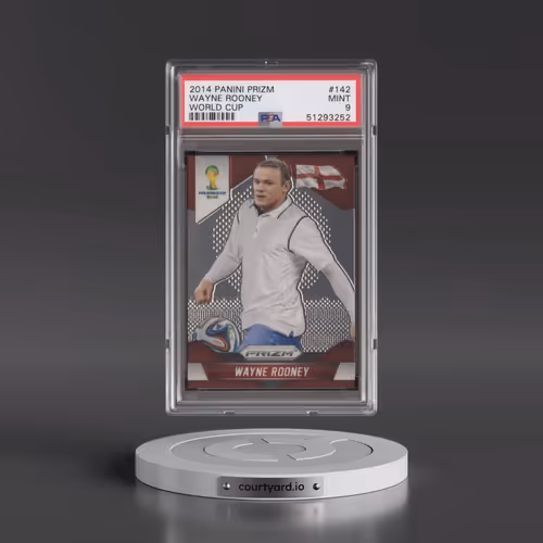 2014 Panini Prizm World Cup #142 Wayne Rooney (PSA 9 MINT)