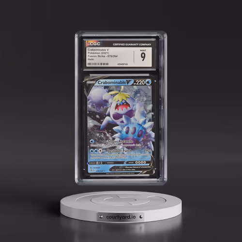 2019 Fusion Strike #076/264 Crabominable V - Holo (CGC 9 MINT)