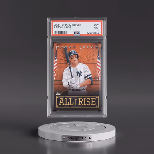 2020 Topps Archives #302 Aaron Judge (PSA 9 MINT)