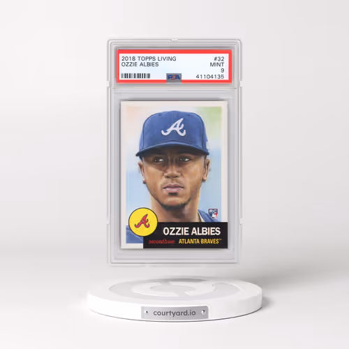 2018 Topps Living #32 Ozzie Albies (PSA 9 MINT)