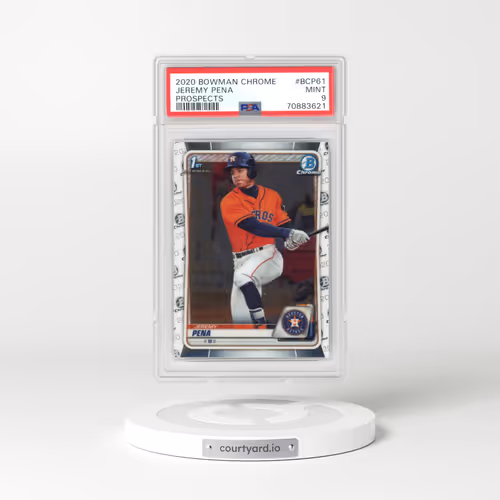 2020 Bowman Chrome Prospects #BCP61 Jeremy Pena (PSA 9 MINT)