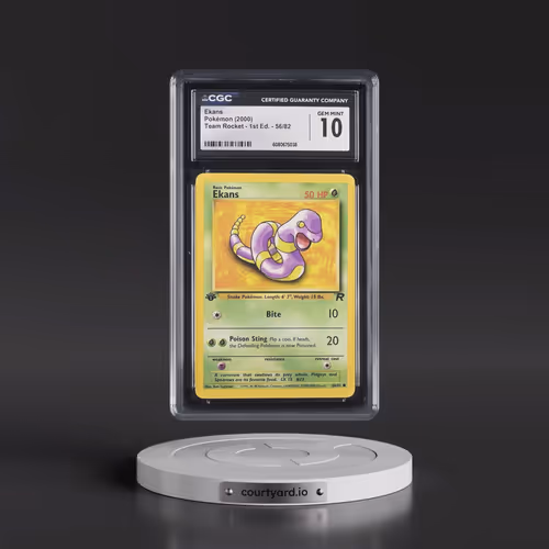 2000 Team Rocket #56/82 Ekans - 1st Edition 1st Edition (CGC 10 GEM MINT)