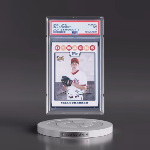 2008 Topps Update & Highlights #UH280 Max Scherzer (PSA 7 NM)