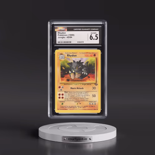 1999 Jungle #45/64 Rhydon (CGC 6.5 EX-NM+)