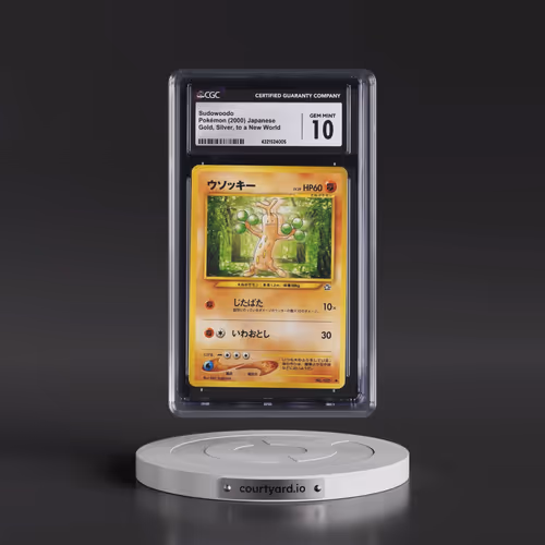 1999 Gold, Silver, to a New World Sudowoodo (CGC 10 GEM MINT)