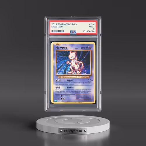 2023 Pokémon Clb-Trading Card Game Classic Blastoise & Suicune EX Deck #014 Mewtwo (PSA 9 MINT)