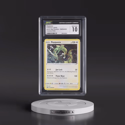 2017 Black Star Promos - Sword & Shield #SWSH029 Rayquaza - (Cosmos Holo) (CGC 10 GEM MINT)
