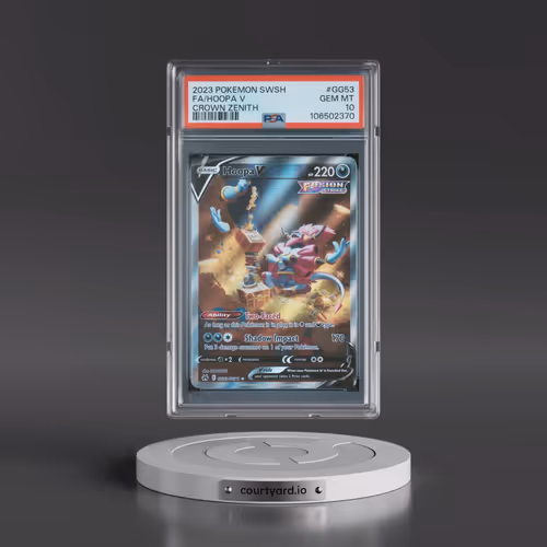 2023 Pokémon Sword and Shield Crown Zenith #GG53 Hoopa V - Holo Full Art (PSA 10 GEM MINT)