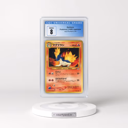 1999 Neo Premium File Quilava - No Rarity (CGC 8 NM-MT)