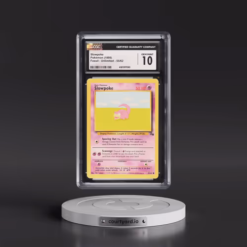 1999 Fossil #55/62 Slowpoke (CGC 10 GEM MINT)