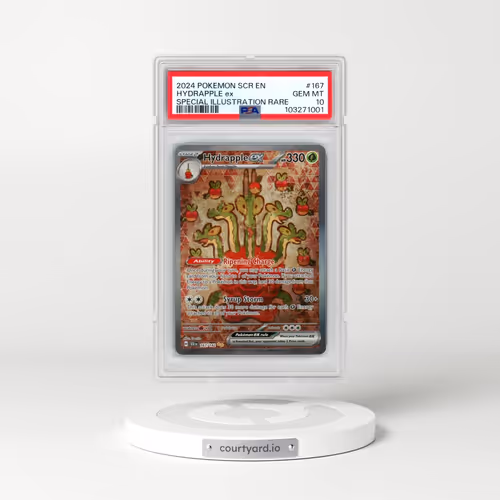 2024 Pokémon Scr EN-Stellar Crown #167 Hydrapple EX - Holo Special Illustration Rare (PSA 10 GEM MIN
