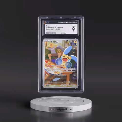 2023 Raging Surf #066/062 Minun - Art Rare (CGC 9 MINT)