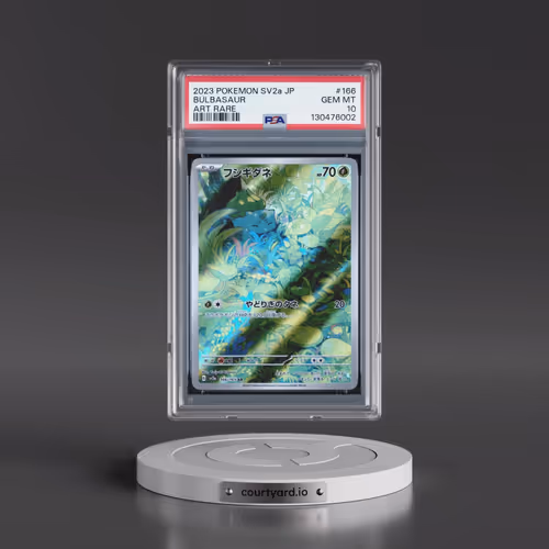 2023 Pokémon Sv2a-Pokemon 151 #166 Bulbasaur - Art Rare (PSA 10 GEM MINT)