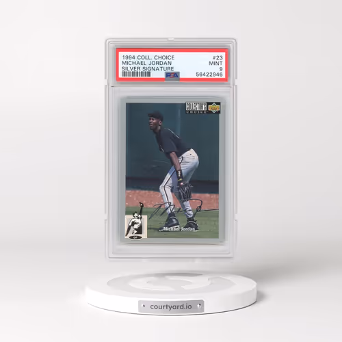 1994 Collector's Choice #23 Michael Jordan - Silver Signature (PSA 9 MINT)